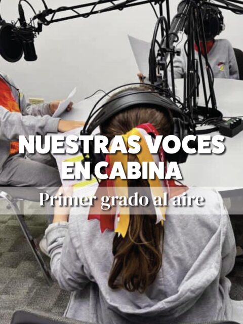 La cabina de Sonidos del Santiago vibra con una energía especial. Nuestros estudiantes de 1er Grado tomaron los micrófonos para demostrarnos que la seguridad y la elocuencia no tienen edad. En este espacio, desarrollan su dicción y confianza con naturalidad. 💪🏻🎙️
Más allá de la tecnología, buscamos brindarles las herramientas necesarias para que sus ideas se escuchen con claridad desde la base de su formación académica. Estamos muy orgullosos de ver cómo se expresan al micrófono en cada programa. ¡Seguimos construyendo futuro, palabra a palabra! 🦁⭐️
#SonidosDelSantiago #RadioEscolar #CSLC #ColegioSantiagoDeLeón #ColegiosEnCaracas